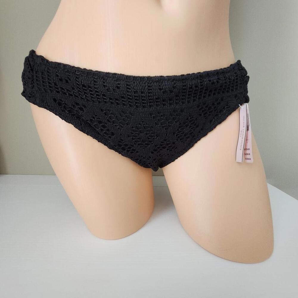 Crochet Bikini Bottoms Swimwear by Victoria's Secret - Large